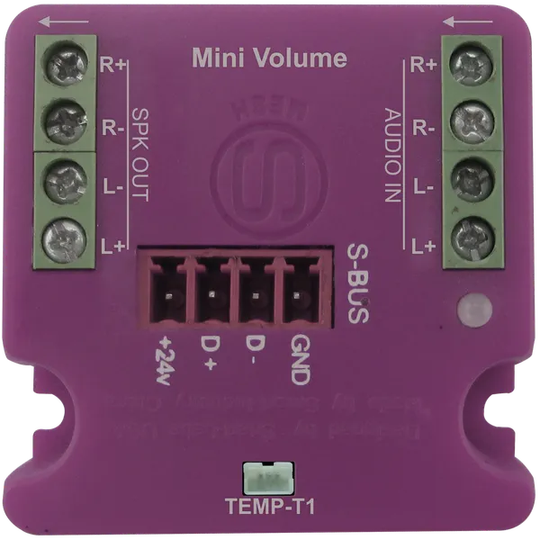 Mini-Volume with Room Temperature Sensor