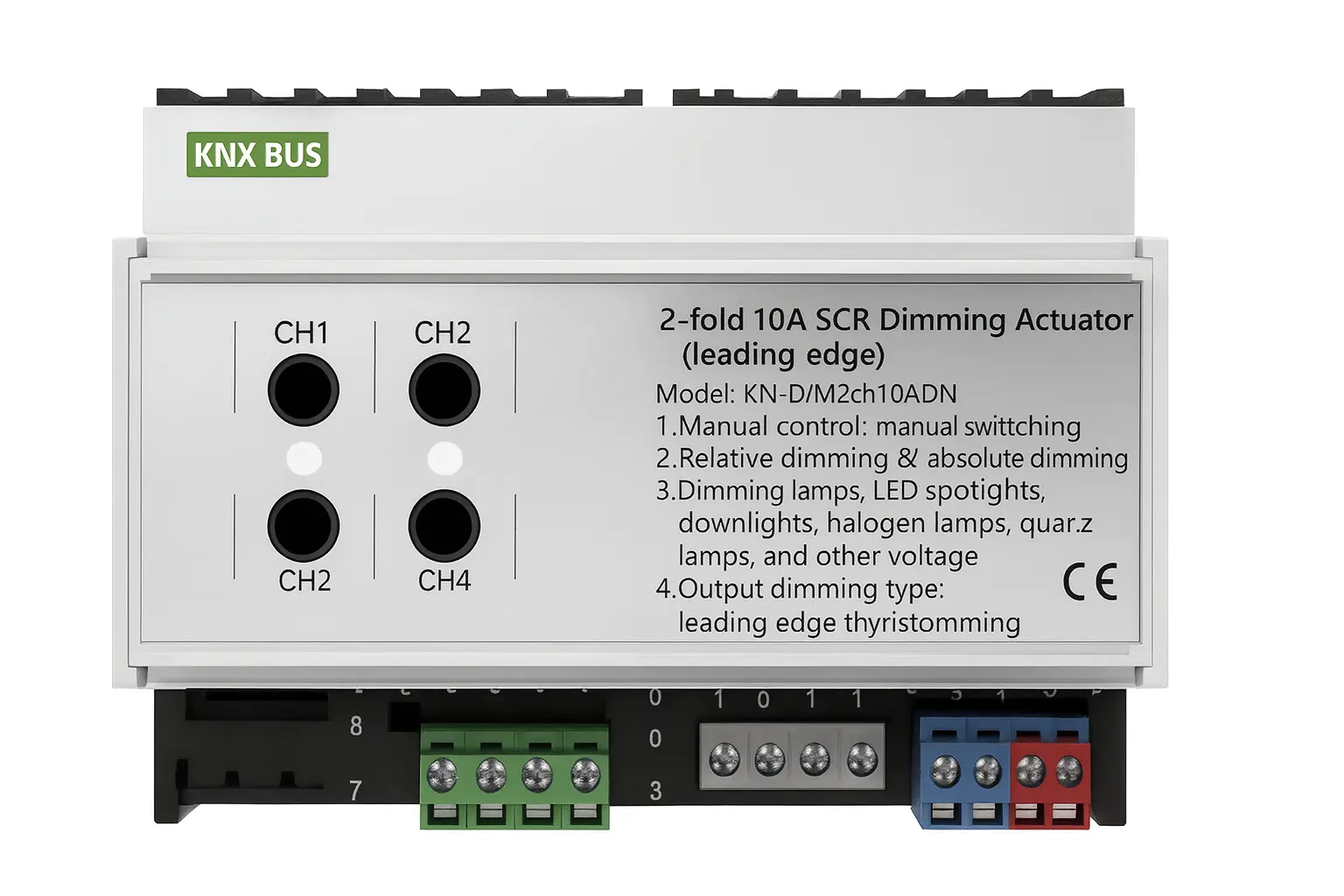 2-fold 10A SCR Dimming Actuator (leading edge)