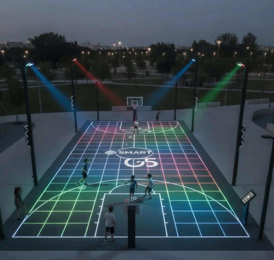 Smart Game Court Playground Lighting