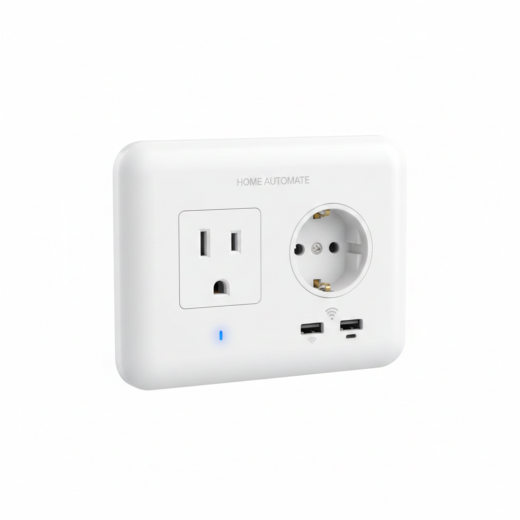 Smart TV Outlet with Universal Socket
