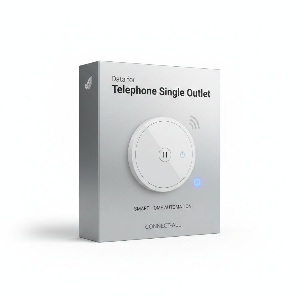 Data or Telephone Single Outlet