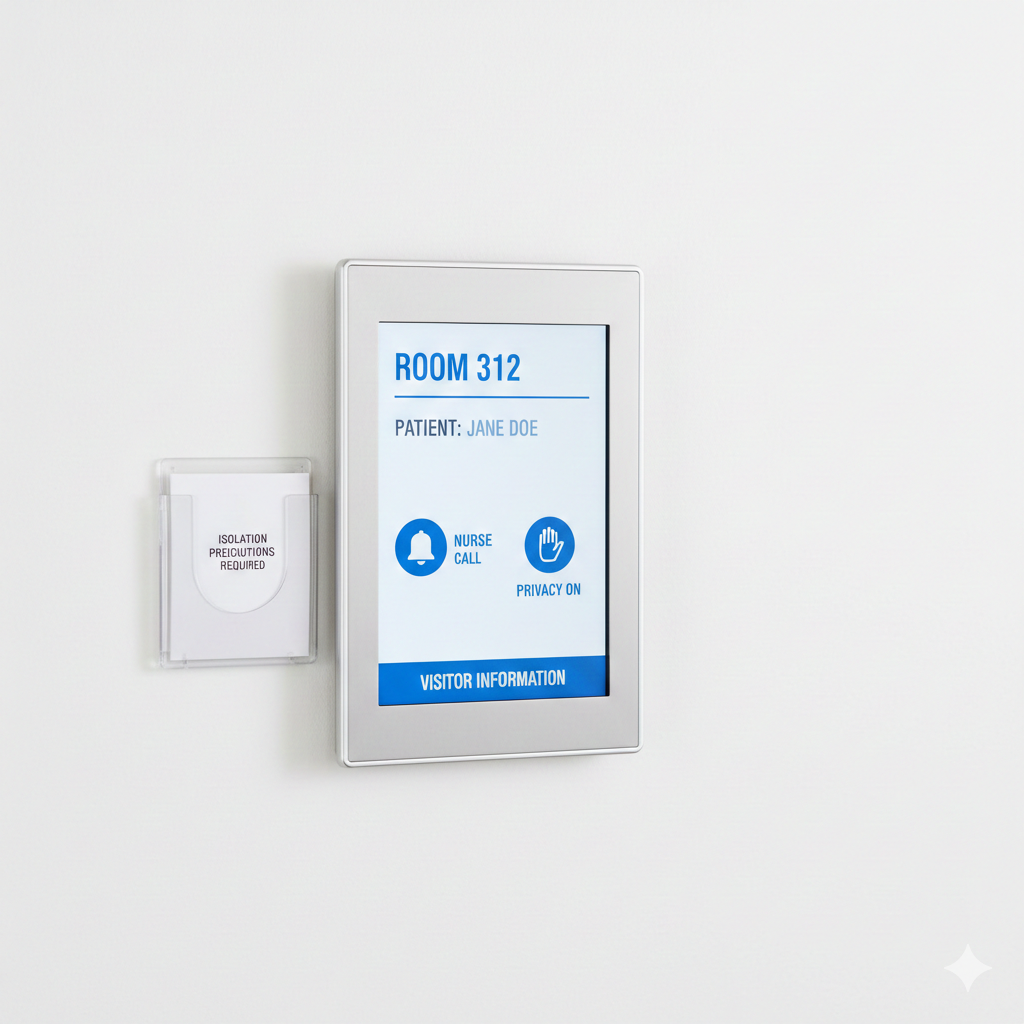 Hospital Inpatient Room Door Signage