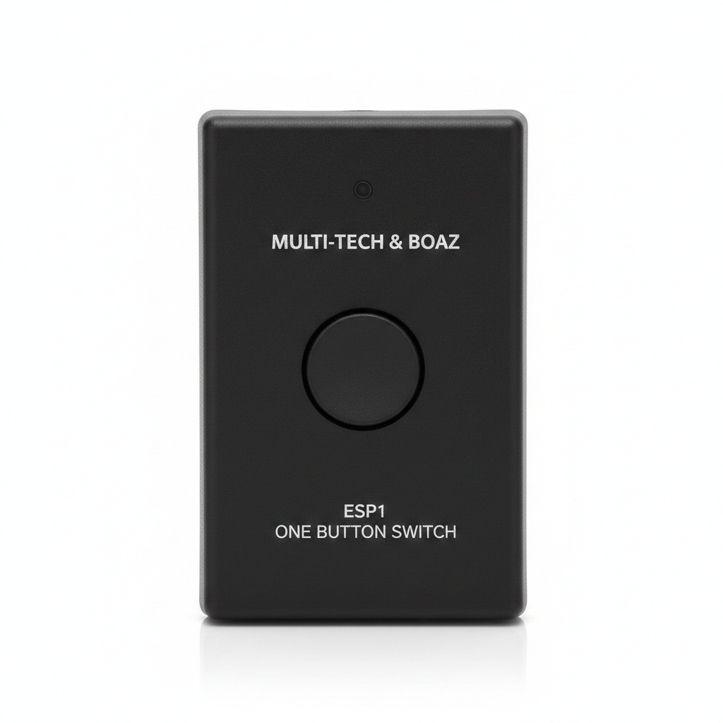 ESP1 One Button Switch by Multi-Tech & Boaz - Black