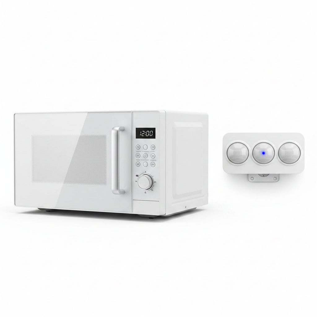 Microwave & 3PIR Wall Mount Active Occupancy Sensor