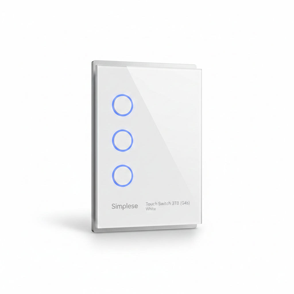(Simplese) Touch Switch 3TB (G4s) - White