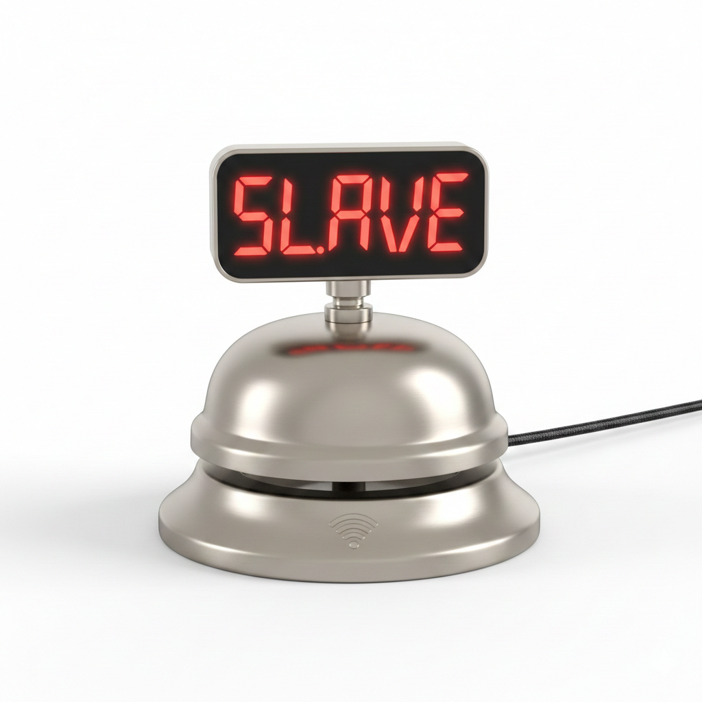 Simple Hotel Bell Large Number (Slave)