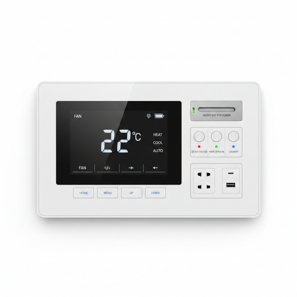 DDPh Hotel FW Thermostat and Service Panel