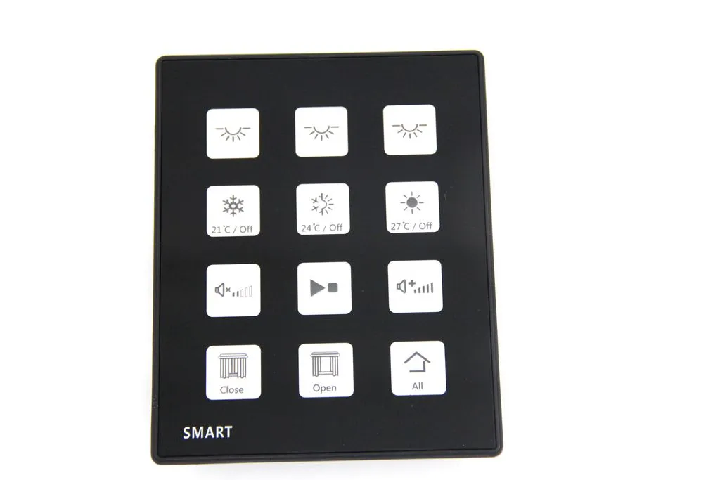 12-button touch panel