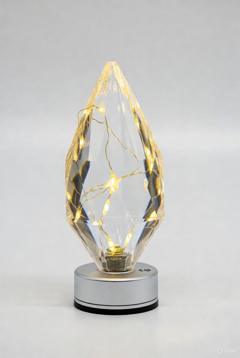 crystal LED effect light