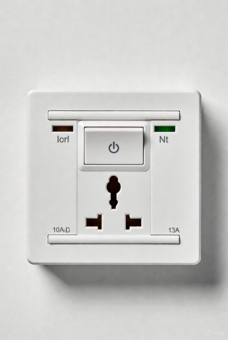 universal switched socket
