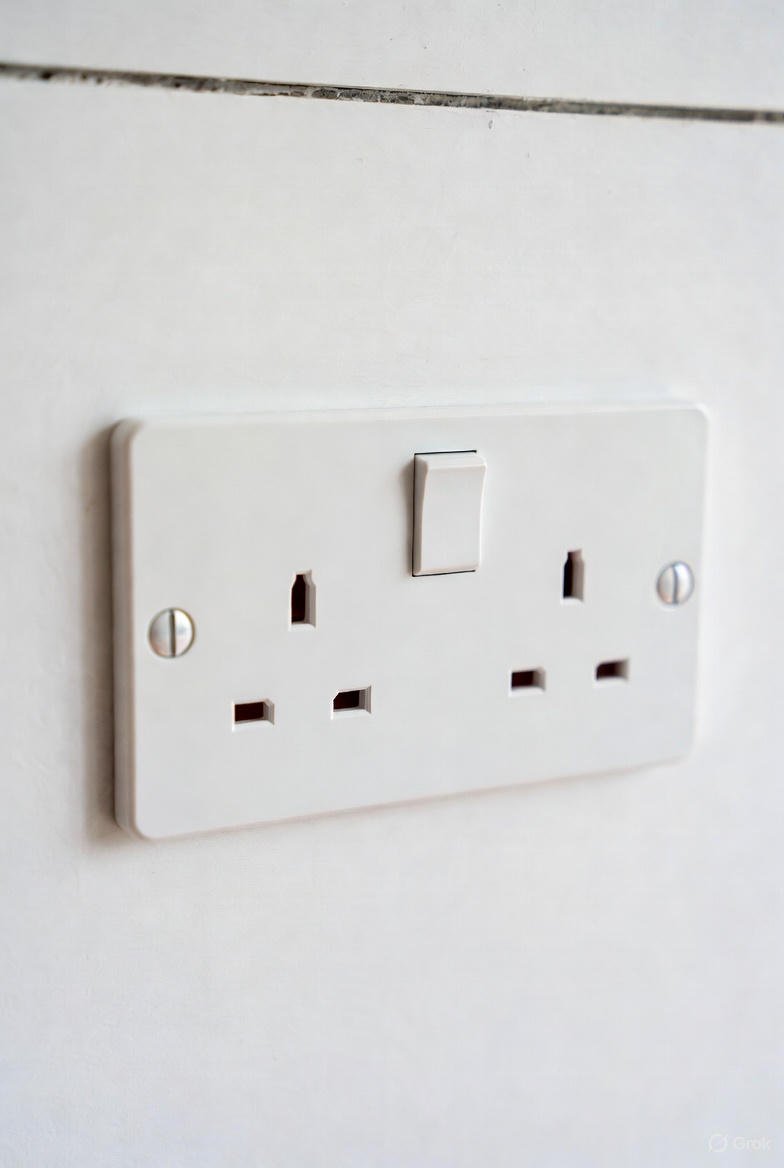 UK switched socket 13A
