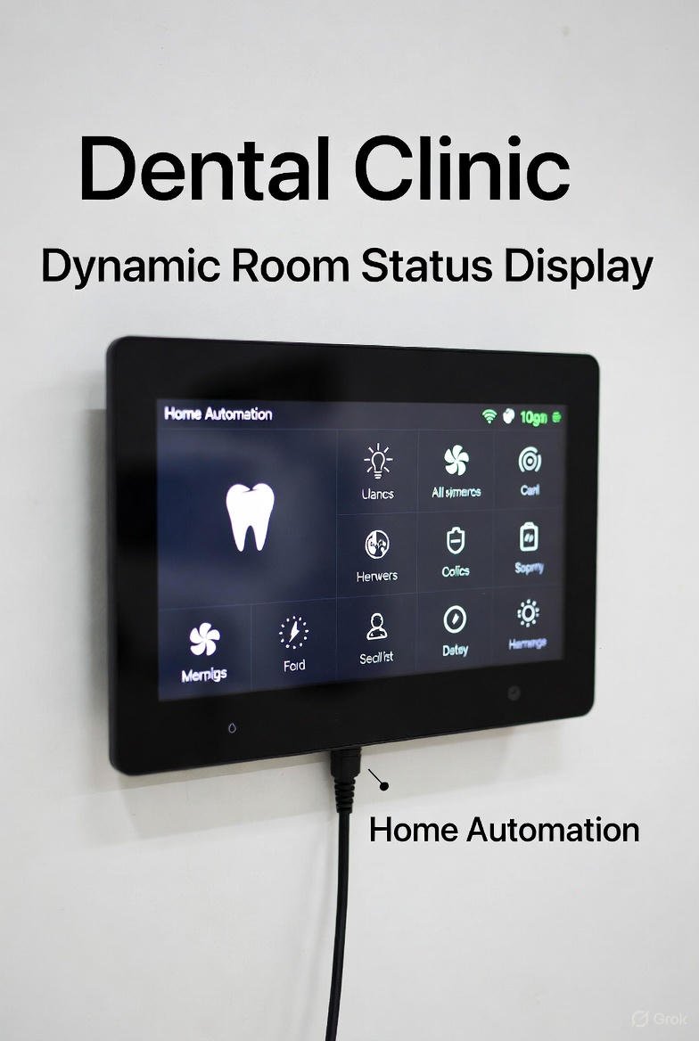 dental clinic room status display