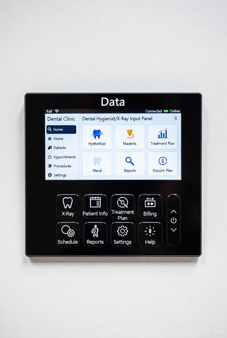 dental x-ray input panel
