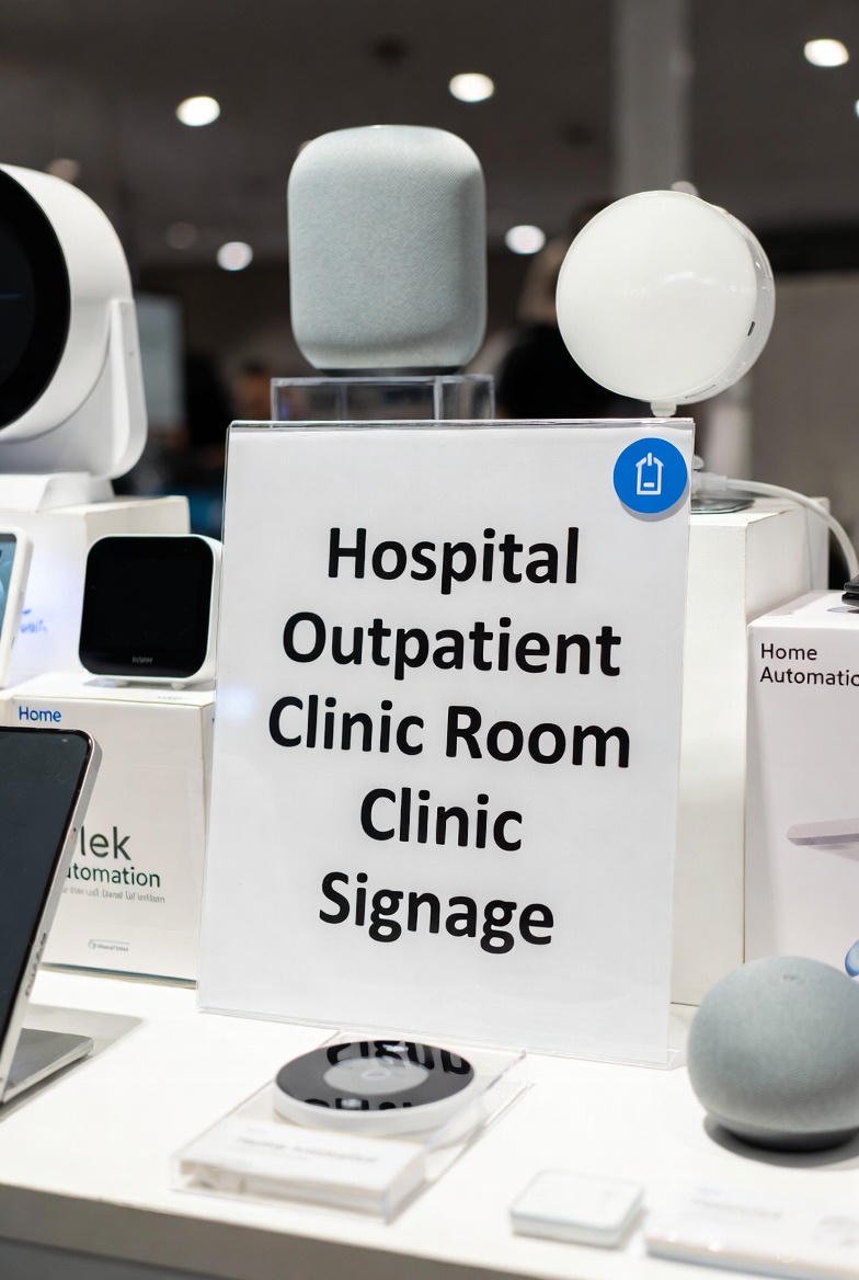 hospital outpatient clinic signage