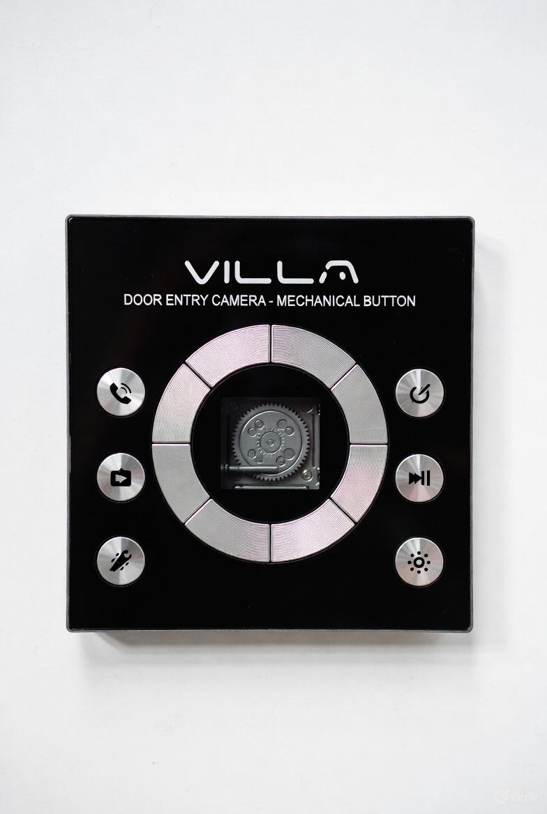 mechanical button door entry camera